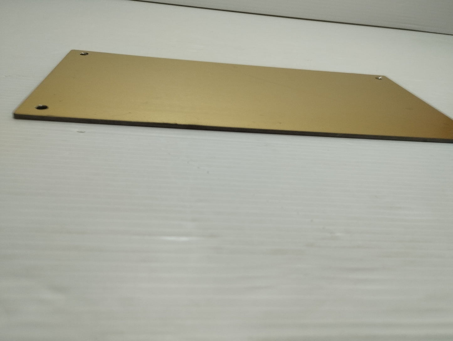 Targa John Field Design Gerard Benoit In Metallo Vintage