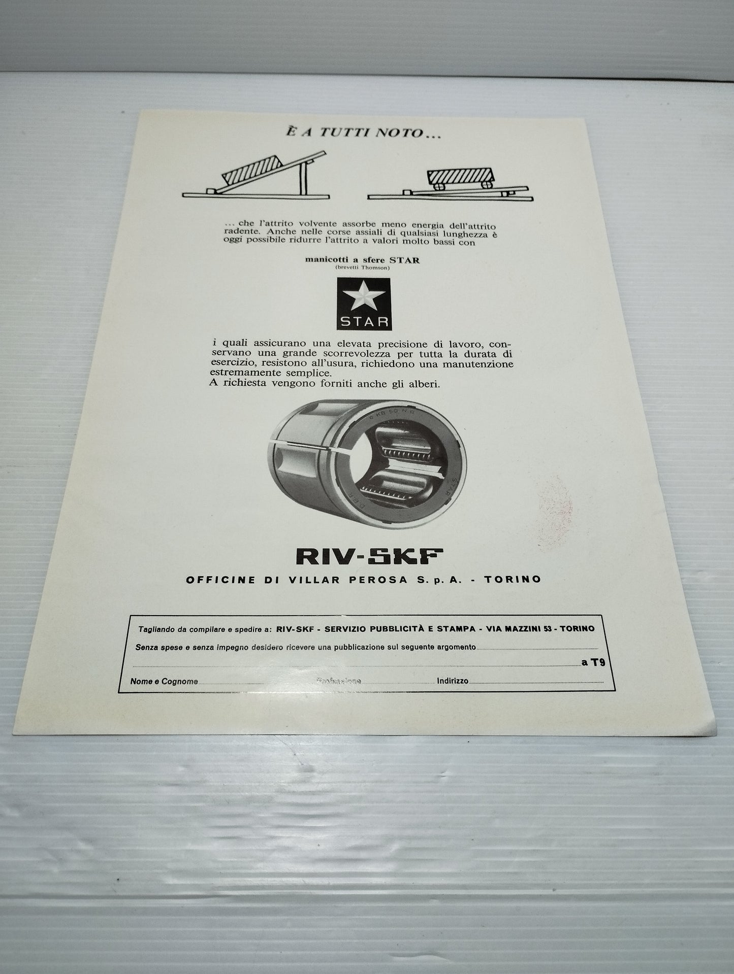 Olivetti Stampa Pubblicitaria Originale estratta da pubblicazione D'epoca e rifilata
Anni 60