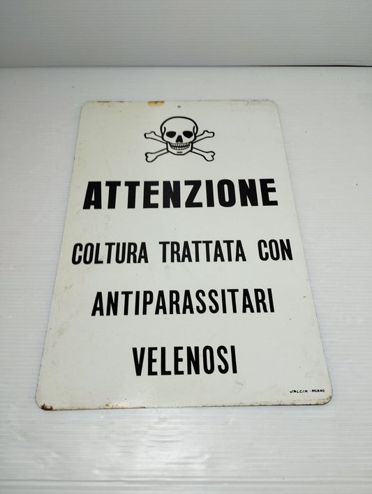 Cartello Di Pericolo Bifacciale In Metallo
Prodotto da S.A.L.C.I.M Milano