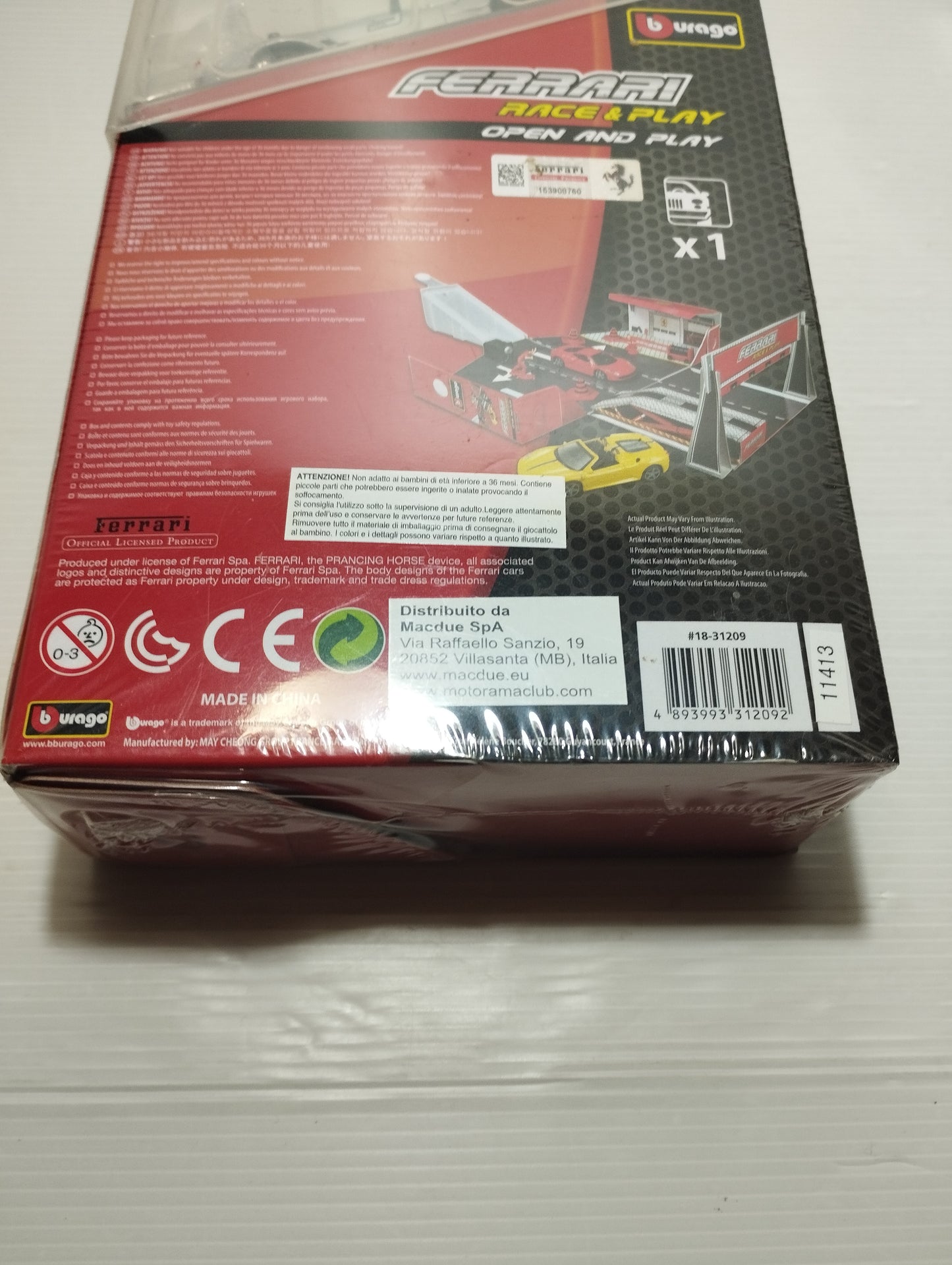 Ferrari Race &Play Open e Play
Bburago
Scala 1:43