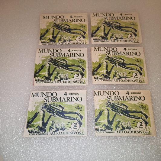 6 Bustine Mundo Submarino
Producciones Editoriales
Anno 1973