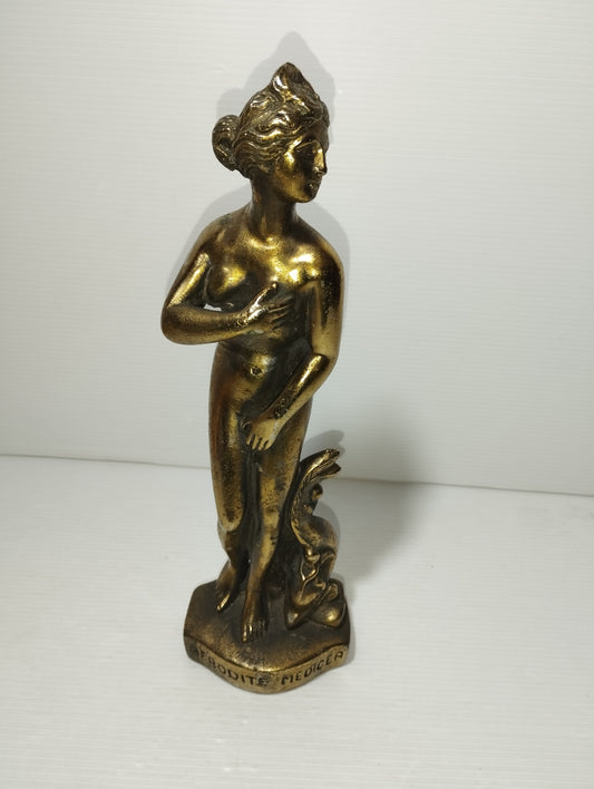 Afrodite Medicea Statua In Metallo Vintage
Altezza 25 cm circa