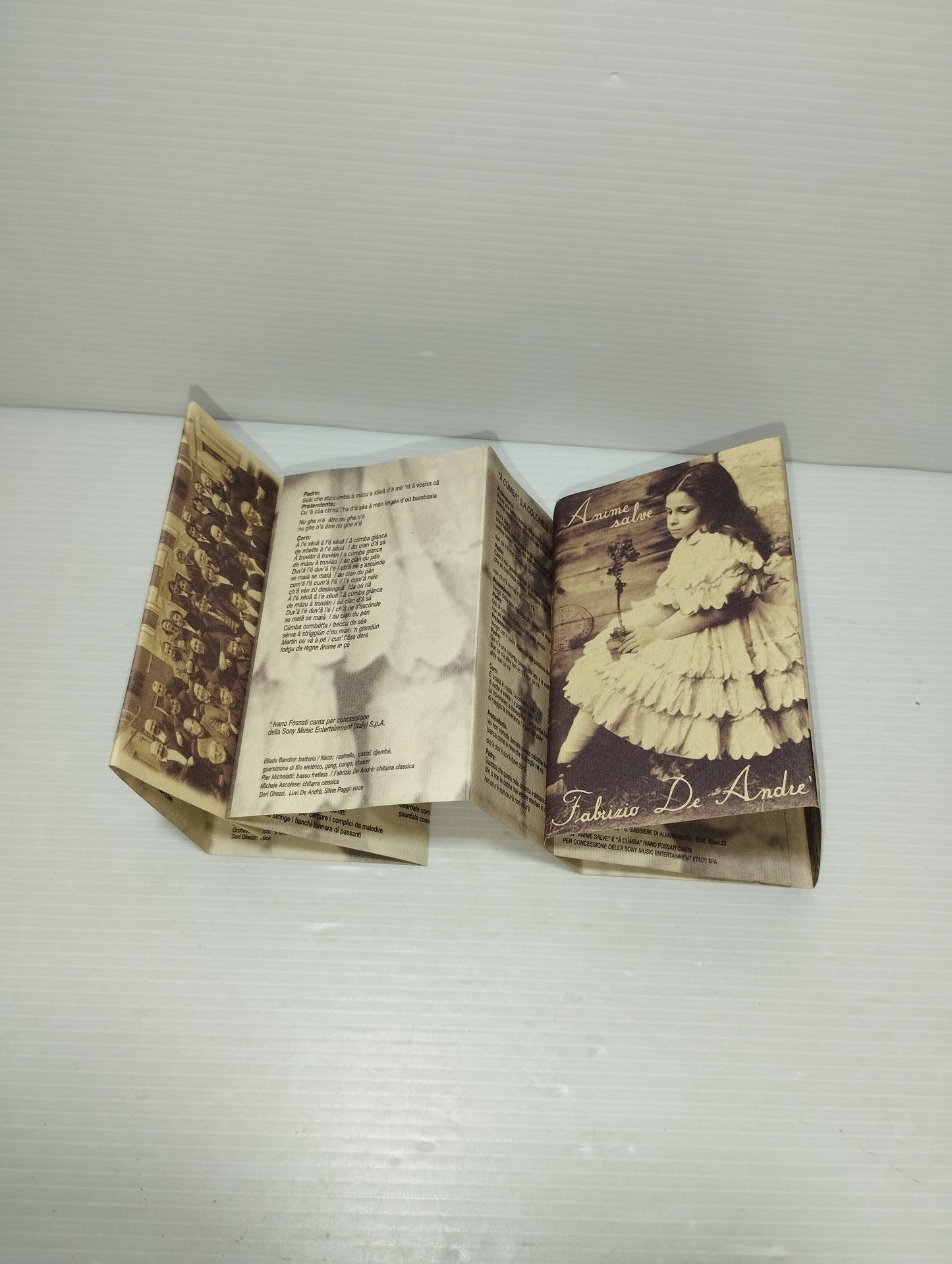 Anime Salve Fabrizio De André Musicassetta
Edita nel 1996 da Dischi Ricordi