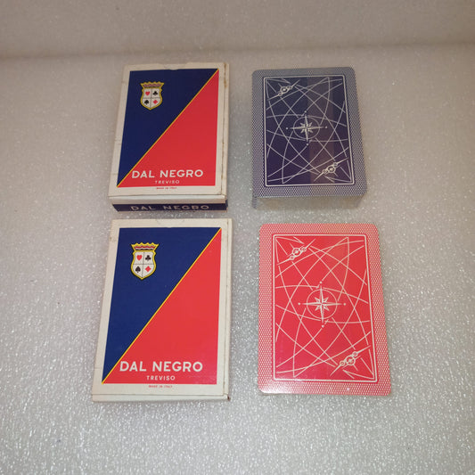 2 Mazzi di carte da Poker Dal Negro Tipo Aereo Club