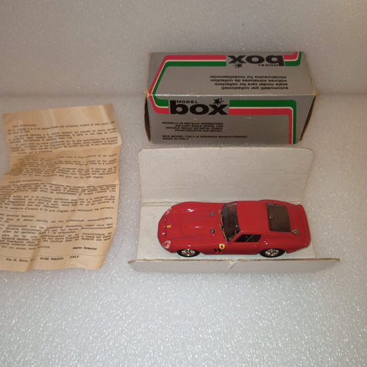Ferrari GTO 62
Prodotto da Box Model di Grassini Marco.Pesaro
Scala 1:43