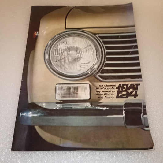 Fiat Opuscolo Pubblicitario Multilingua
Originale Anni 60/70