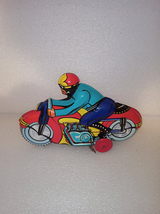 Motociclista In Latta F.S.C.
Vintage