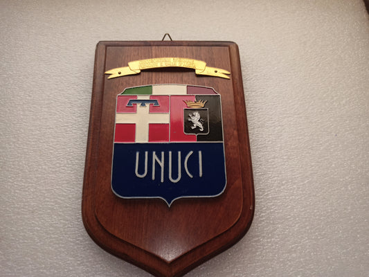 Stemma UNUCI
Circoscrizione Regionale Piemonte e Valle d'Aosta
in Metallo su base in legno Legno