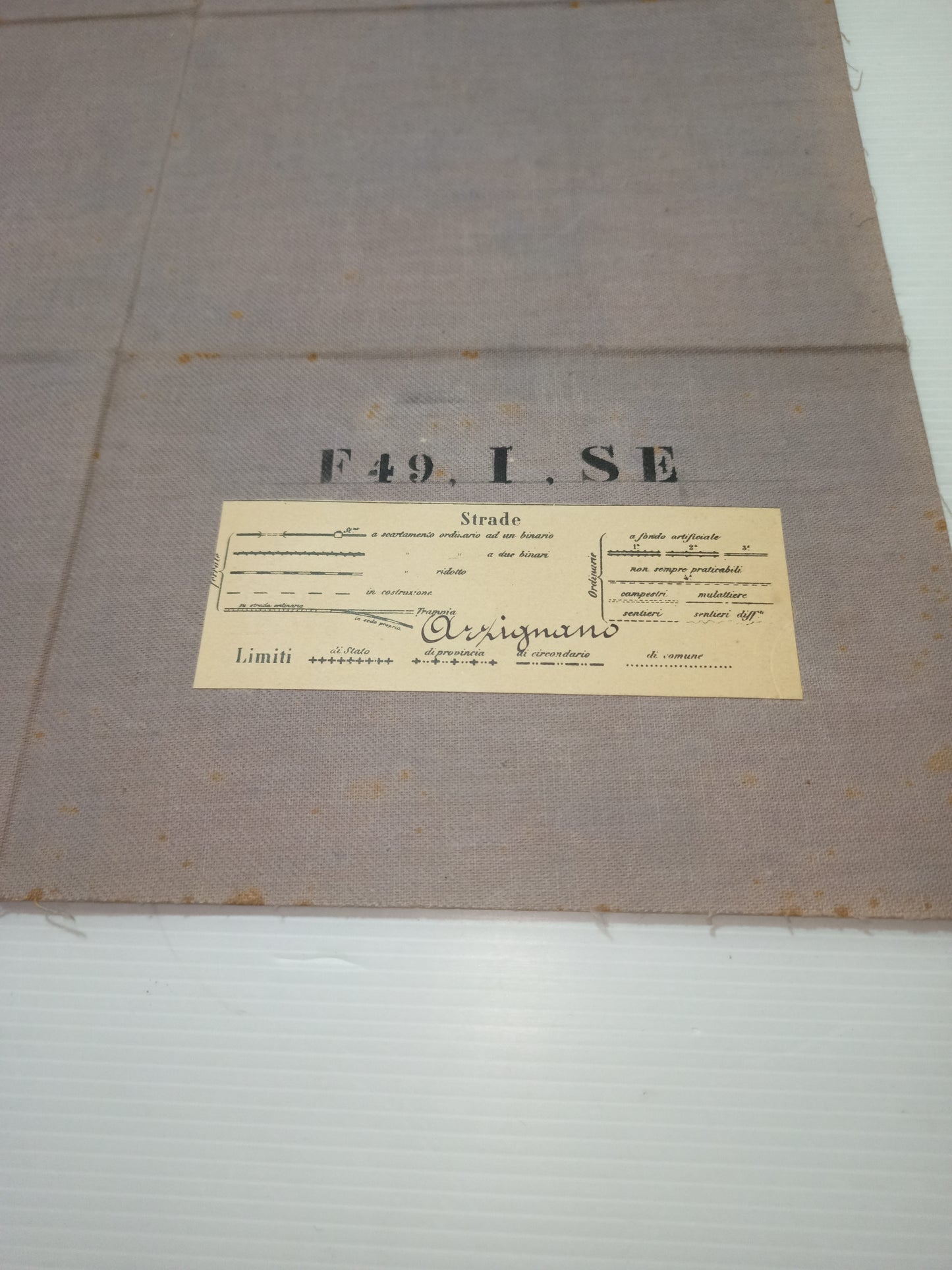 Antica Cartina Telata Arzignano scala 1:25.000
Primi del novecento
Dimensioni carta 40 x 39 cm circa
Rara