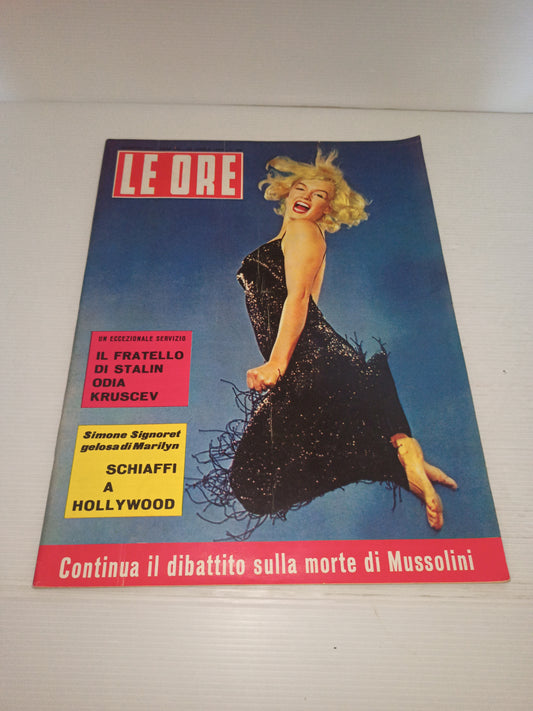 Rivista Le Ore Marilyn Monroe
Numero 363 Anno VIII 26 Arile 1960