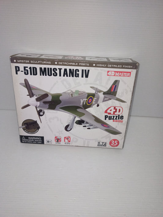 P-51D Mustang IV Puzzle
4D Master
Scala 1:72