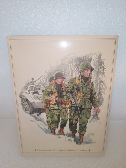 Paracadutisti 101a Airborne division US Army
Stampa Originale fine Anni 70