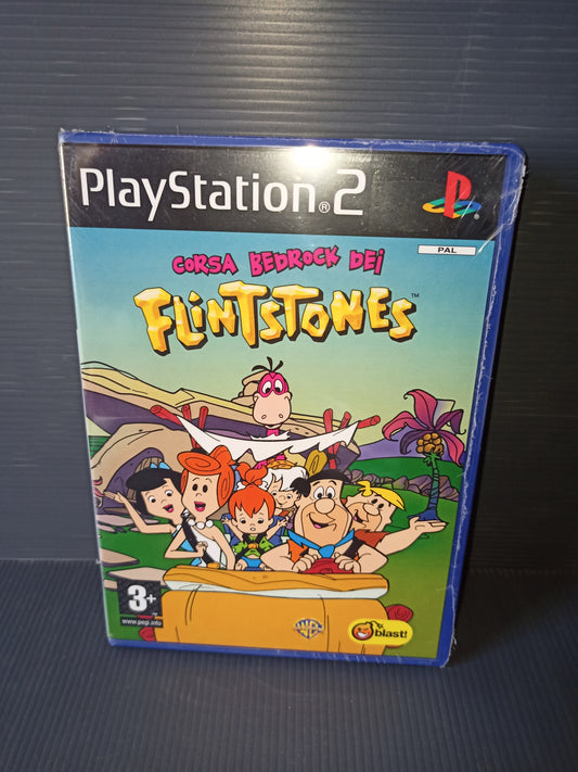 Videogioco Corsa Bedrock Dei Flintstones Ps2, Sigillato