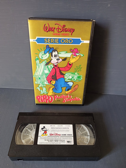 VHS Goofy Messes and sympathy Gold Series, original Walt Disney 1987