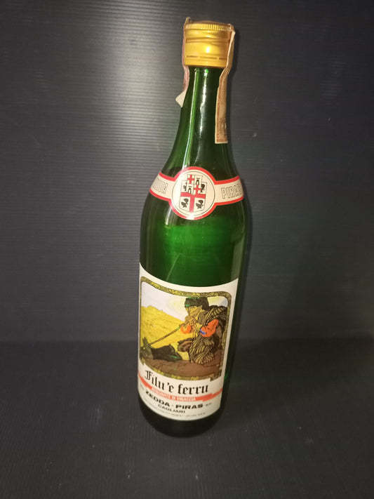 Bottiglia Acquavite di vinaccia Zedda Piras, anni 70