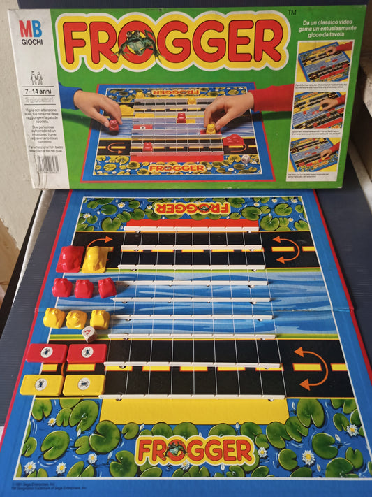 Gioco da tavolo Frogger, MB originale anni 80