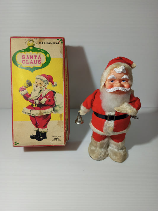 Santa Claus Trade Mark Alps Japan Mechanical 1960s READ DESCRIPTION