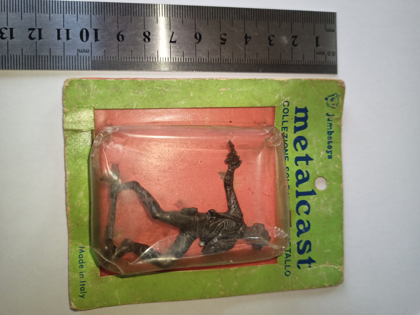 Soldatino Jumbotoys Cowboy in metallo, originale anni 60-70