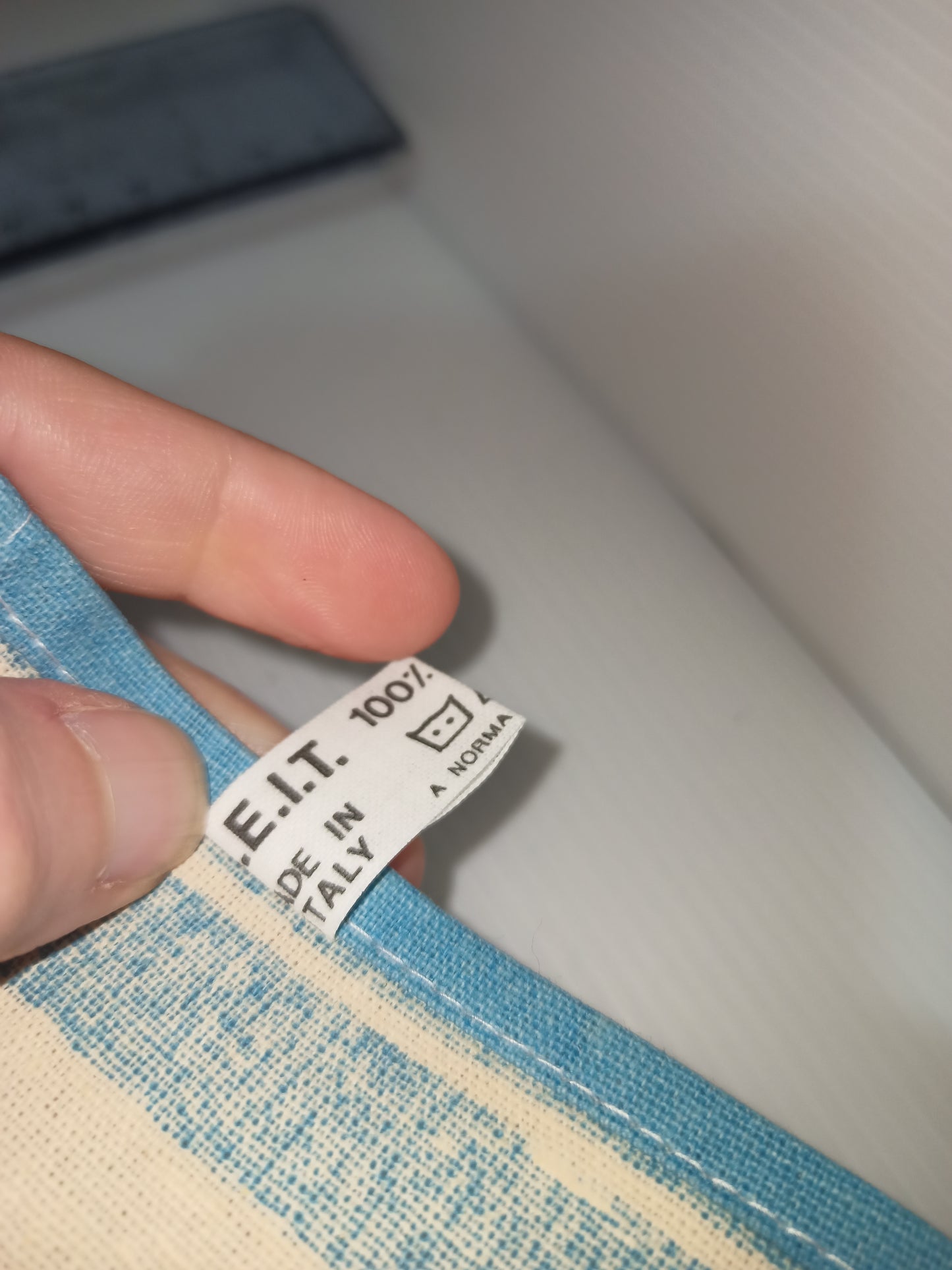 Asciugamano canovaccio Seit, originale anni 70