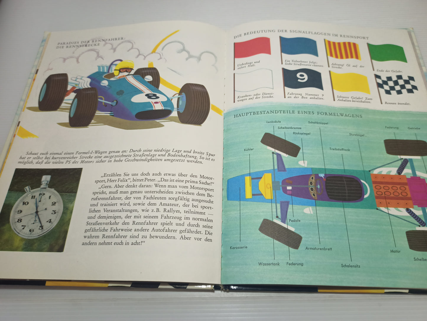 Libro in tedesco Heidi Peter Und Die Autos, A.Grée anni 70