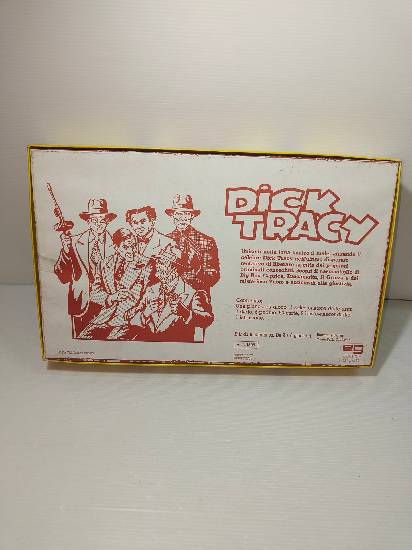 Gioco Dick Tracy, anni 80