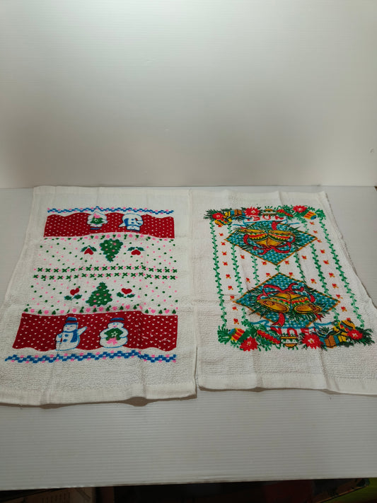 Strofinacci asciugamani Natale anni 80