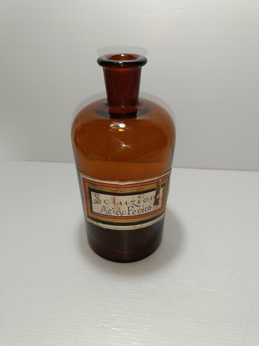 Antica Bottiglia Farmacia
In vetro ambrato
Altezza bottiglia cm 21 circa