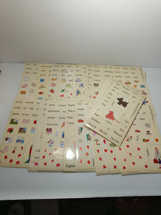 Allegati Sticker English Junior DeAgostini, anni 90 LEGGI