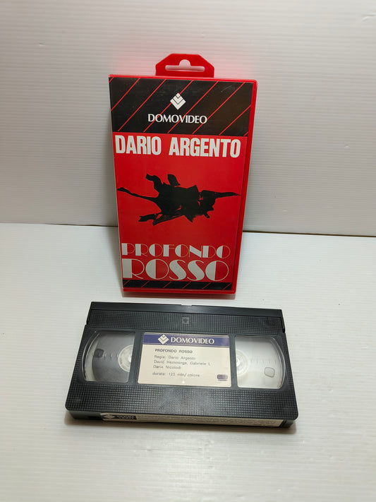 VHS Profondo Rosso Dario Argento, LEGGI