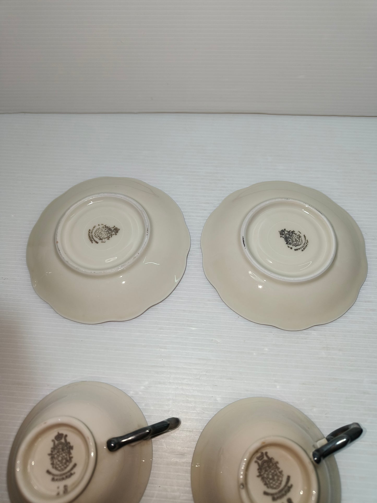 Tazzine antiche da caffè con piattino Bavaria Schwarzenhammer, originale dei primi del '900