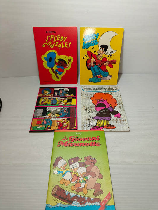 Quaderni piccoli misti anni 70 e 80