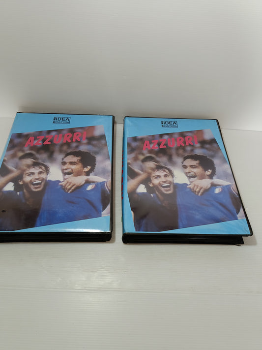 Azzurri Mundial 4 VHS Idea Cultura
Cofanetti 1 e 2 Dal 1920 al 1990