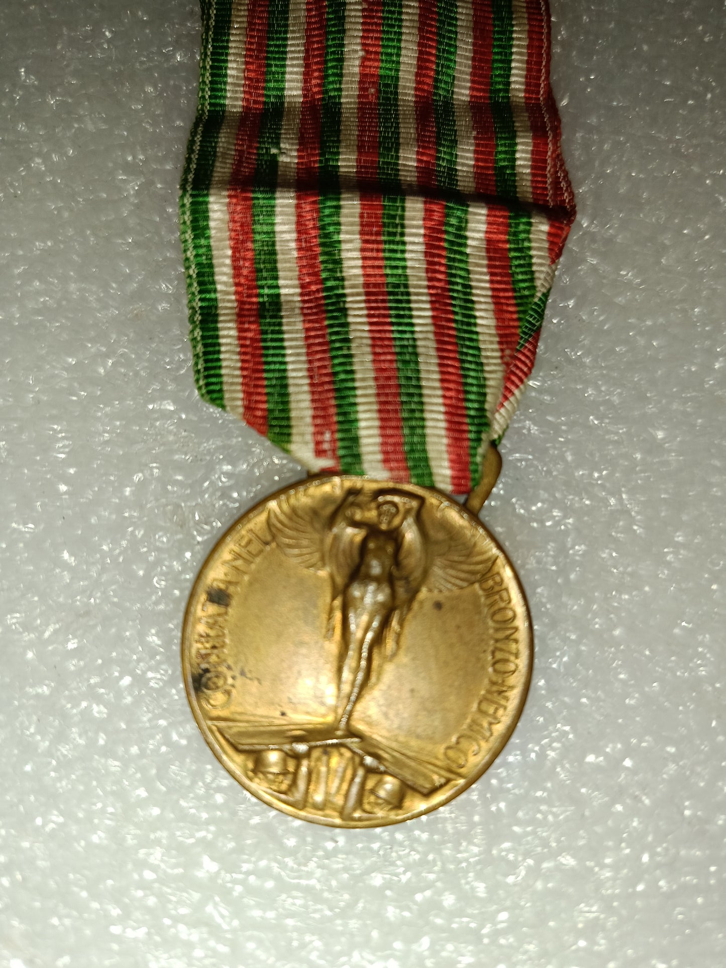 Medaglia Guerra Per L' Unità d'Italia 1915/18 Originale