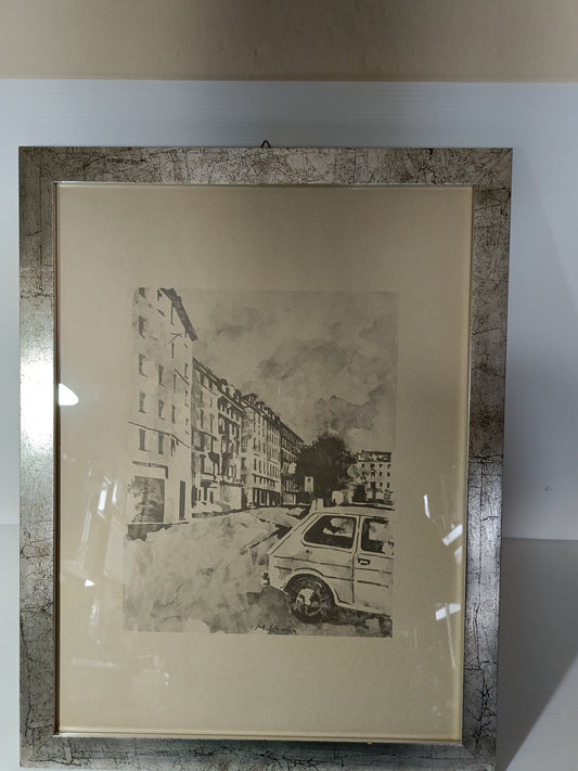 Quadro Con Stampa Vintage
Dimensioni 52 x 40 cm circa