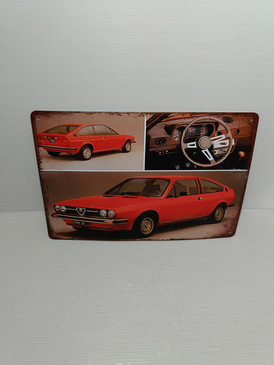 Alfasud Sprint Targa In Metallo
Misure 30 x 20 Cm