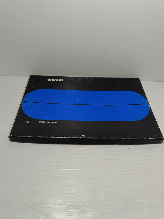 Olivetti Scatola Carta Carbone Vuota Con Veline Vintage
