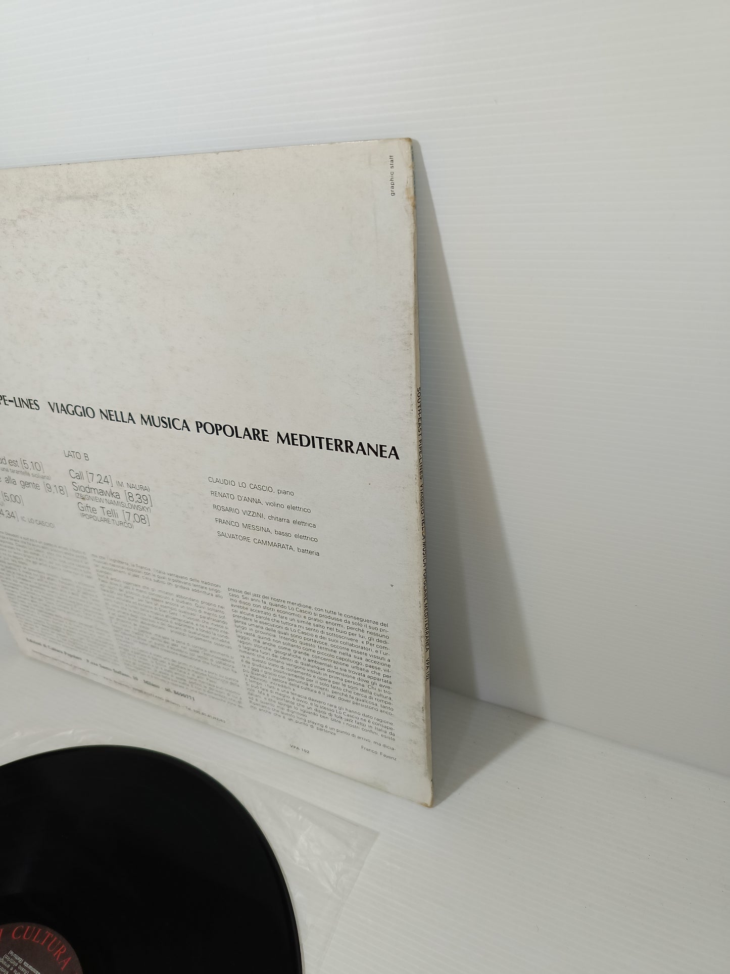 South East Pipe Lines Lp 33 giri
Claudio Lo Cascio New Jazz Society