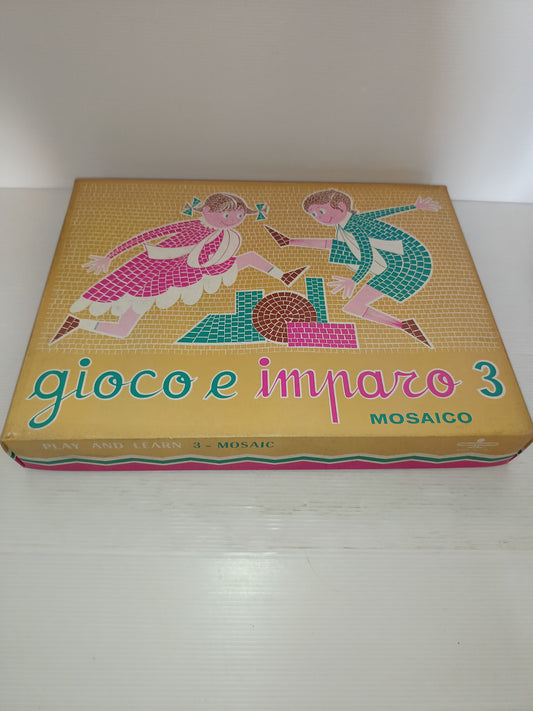 Mosaico Gioco e Imparo 3 GiochiRoma Anni 60 art.8 sigillato