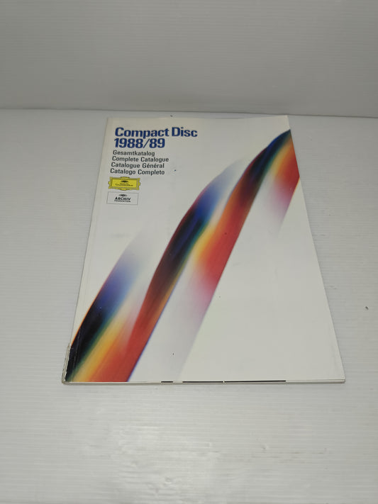 Catalogo Compact Disc Deutsche Grammophon 1988/89