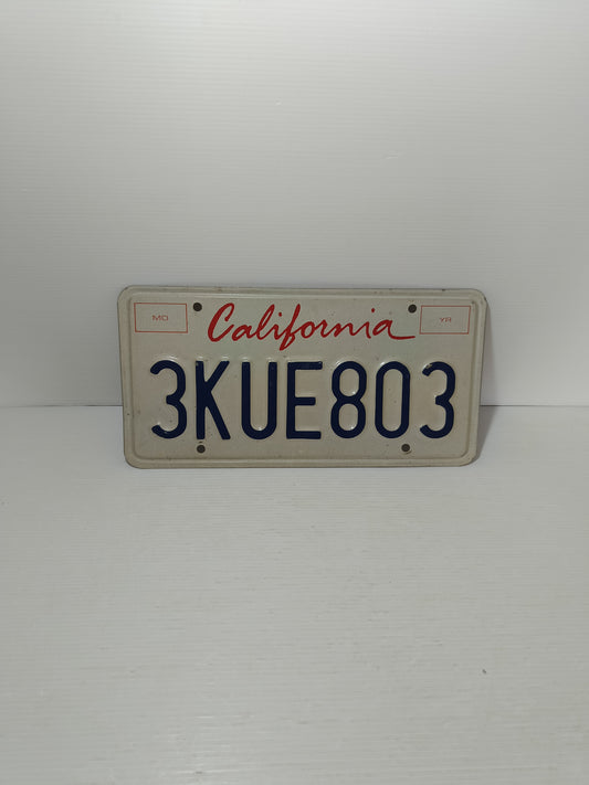 Targa California Originale
In Metallo