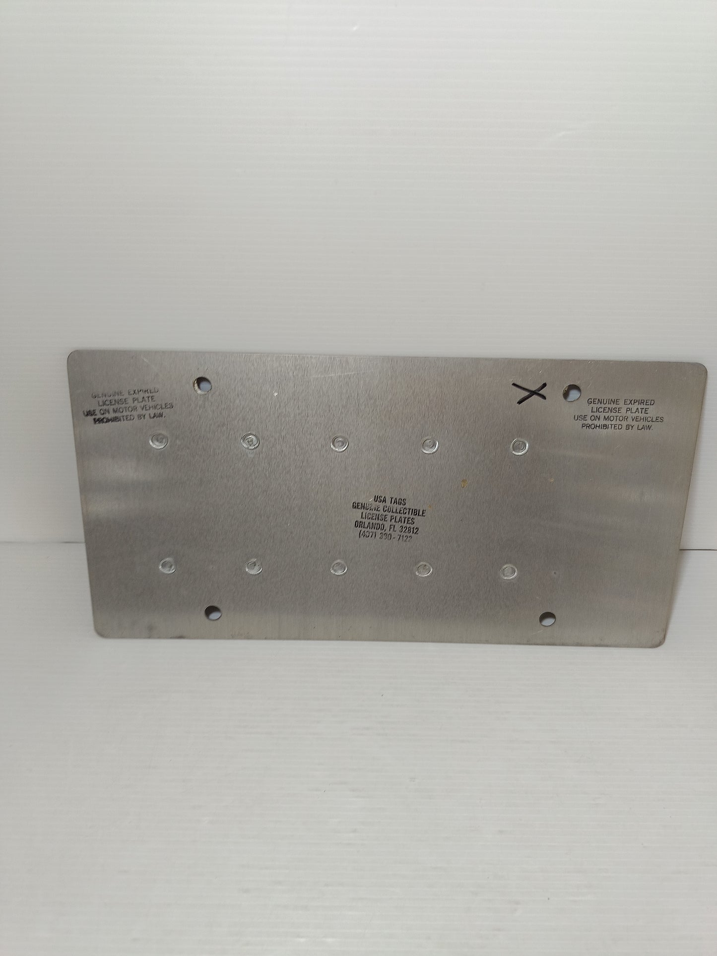 Targa Automobilistica Delaware Originale
In Metallo