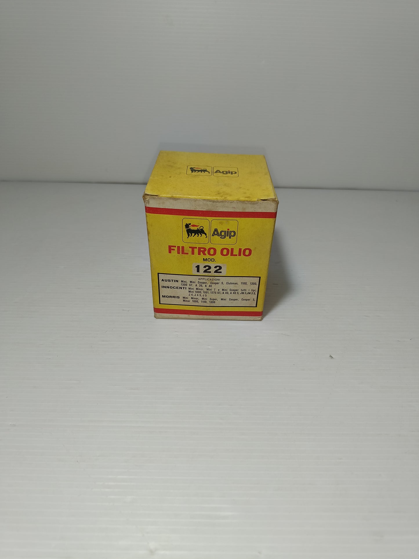 Filtro Olio Agip Mod.122 Anni 60
Per Austin, Innocenti,Morris