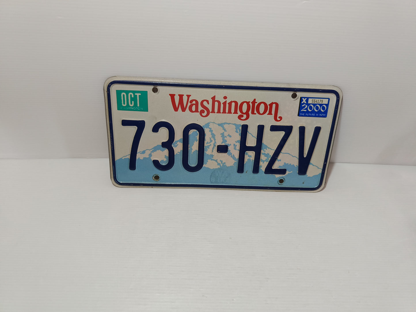 Targa Automobilistica Washington Originale In Metallo