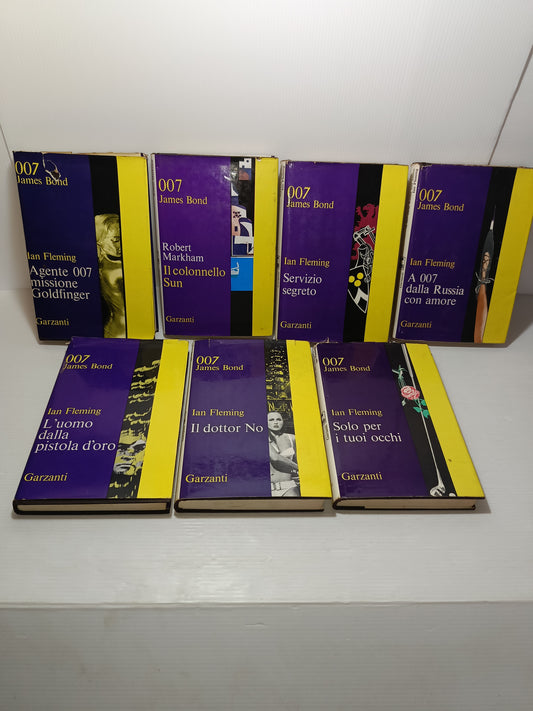 7 Romanzi 007 James Bond Fleming/Markham
Editi da Garzanti
Anni 60