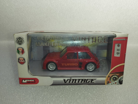 Modellino Renault 5 Maxi Turbo
Prodotto da Mondo Motors
scala 1:43