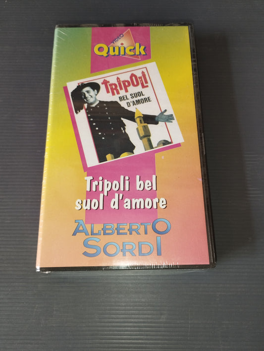 VHS "Tripoli Bel Suol D'amore "A.Sordi
Edita da Video Quick