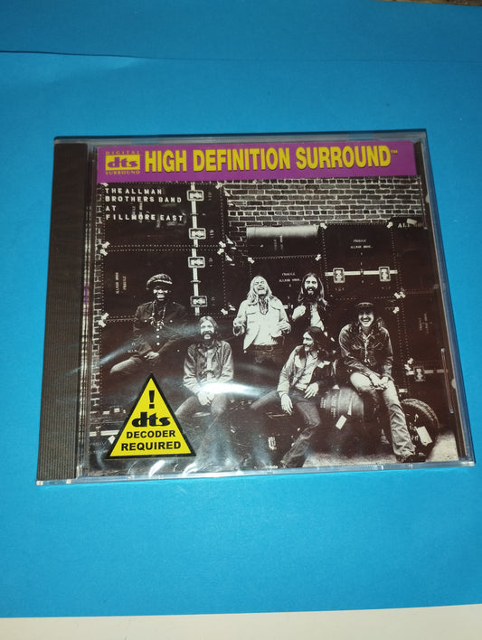 At Fillmore East" The Allman Brothers Band CD dts Digital Surround