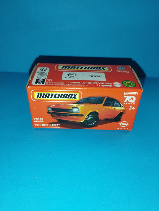 Modellino Opel Kadett 1975
Prodotto da Matchbox 73/100