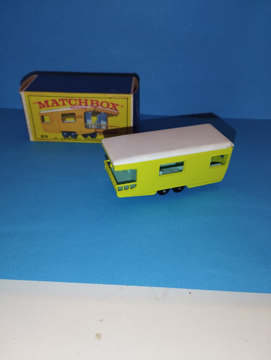 Modellino Trailer Caravan
Prodotto da Matchbox cod.23
Made in England by Lesney
Anni 60