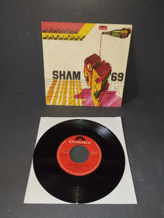 Borsval Breakout/Hey Little.." Sham 69 45 Giri